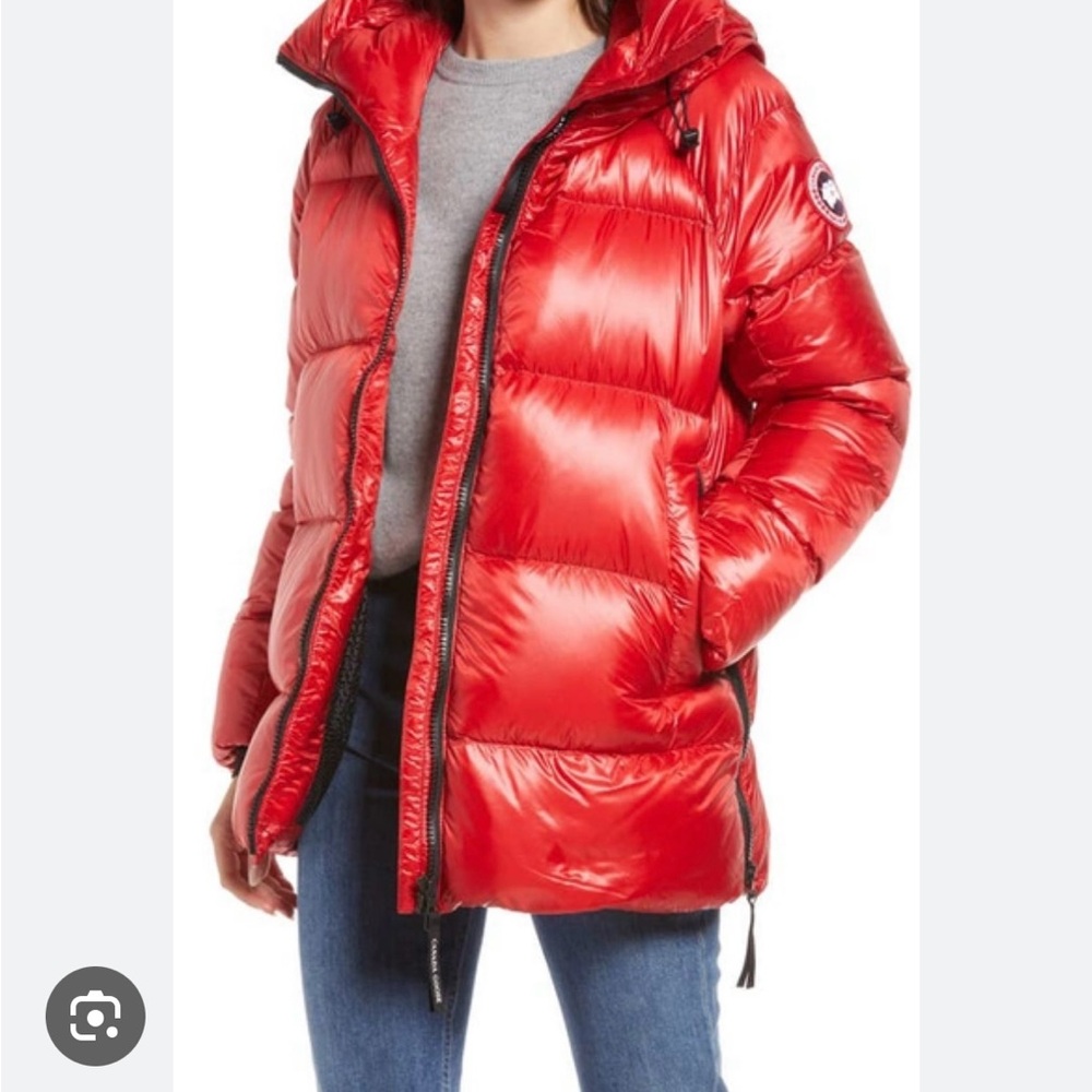 NWT Canada Goose Red Cypress Puffer Jacket